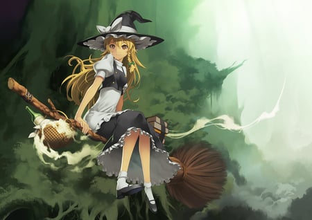 kirisame marisa - kirisame, game, touhou, marisa