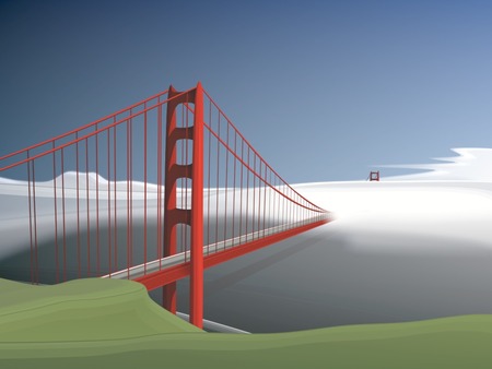 Golden Gate Colored - bridge