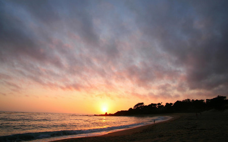 Sunset - sky, ocean, nature, sunset