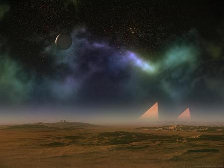 Egyptian Legacy - sky, egypt, pyramids, desert, fantasy