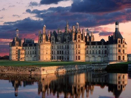 A little shack! :P - clouds, water, europe, travel, castle