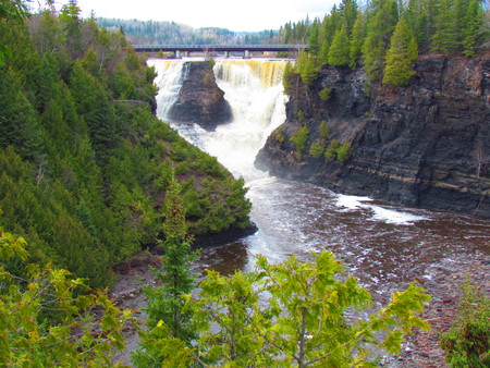 Kakabeka Falls,Ontario,Canada - nature, trees, forest, canyon, river, canada, waterfalls