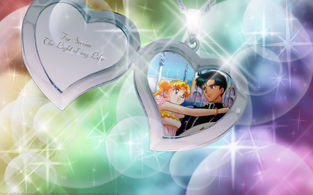 Serenity and Endymion - princess serenity, mamoru, anime, usagi, tuxedo mask, prince endymion, manga, sailor moon