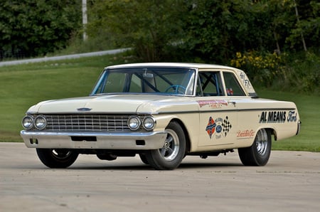 1962 Ford Galaxie 427 drag car - 1962, muscle car, classic, galaxie, ford, race car