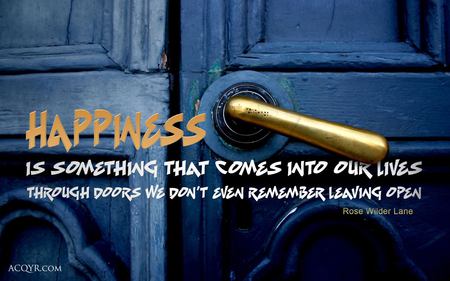 HAPPINESS - happiness, abstract, door, blue