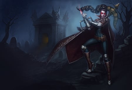 Vayne - night hunter, assassin, league of legends, tumblr, vayne, stealth