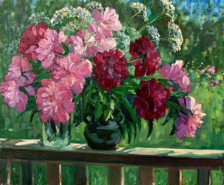 Ð¢.Ð¥Ð°Ñ€Ð¸Ð½Ð° - painting, art, still life, flower