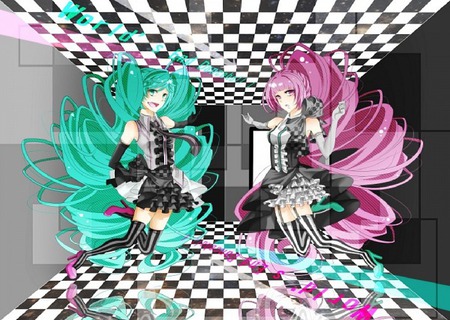 dance hall - miku, magnet, worlds end dance floor, song, luka