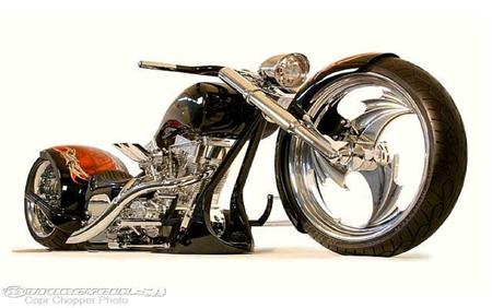 Motorcycle Chopper - sporty, motorcycle, chrome, chopper