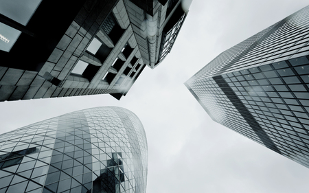 The city of London - view, amazing, england, modern, landscape, london, architecture, skyscapers