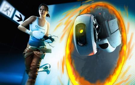 portal - glados, portal, chell, video games, potal 2