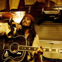 Jack Sparrow and his guitar