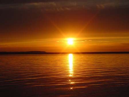 Sunset - ocean, nature, water, sunset