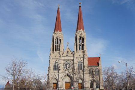 St. Helena Cathedral - cathedral, big sky country, montana, catholic, church