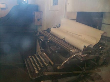 ghost writer - typewriter, ghost, horror, fiction, keyboard