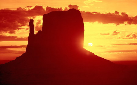 Valley Arizona Sunset - arizona, valley, sunset, usa