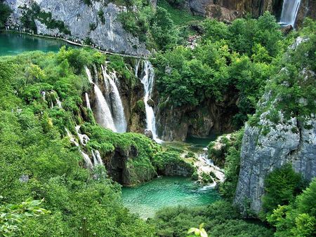 Plitvice lakes - lakes, nature, plitvice, croatia, np, waterfalls