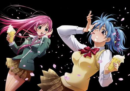 Ice Cream - ice cream, girls, anime, kurumu, moka