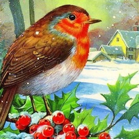 Christmas bird