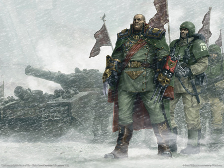 Winter Assault - warhammer, 000, winter, video game, dawn of war, soldier, fighter, warhammer 40, winter assault, adventure, weapon