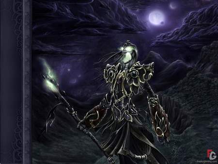 Undead Lich - skull, devil, world of warcraft, undead, video game, horror, lich