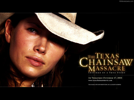 The Texas Chainsaw Masacre - horror, jessica biel, chainsaw, movie