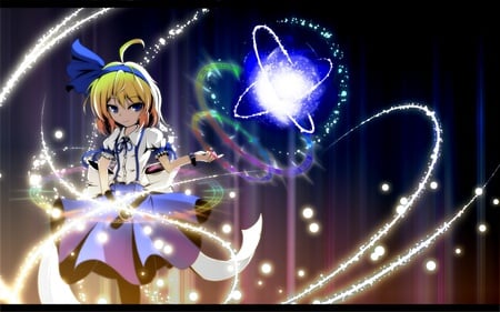 young alice of touhou mystic square - square, alice, mystic, touhou, magic, anime