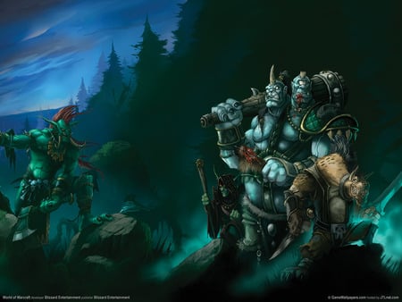 World of Warcraft - warrior, beast, cg, monster, hd, weapon, 3d, world of warcraft, action, adventure, video game, demon