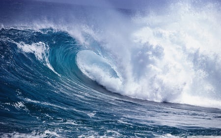 Ocean Waves - tide, water, ocean, wave