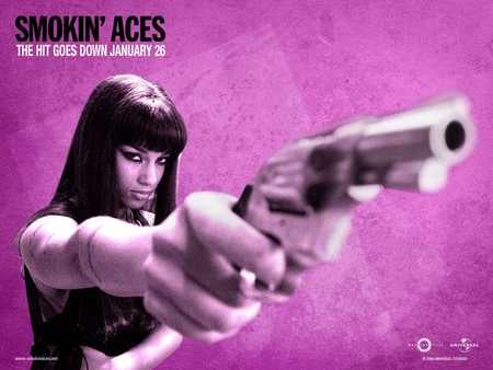 Smokin Aces - movie, cards, action, guns