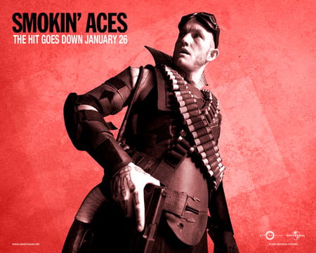 Smokin Aces - movie, guns, cards, action