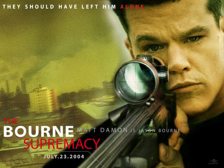 The Bourne Supremacy - movie, assassin, action, amnesia