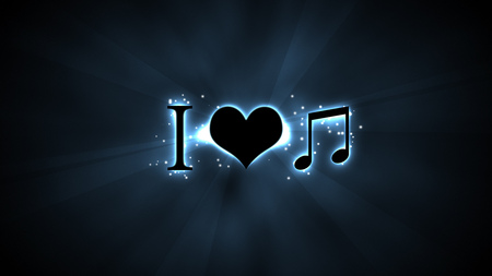 Do you love it? - i, heart, music, black, cool, party, feel, mac, love, vector, song, note, night, notes, space, hd, letter, abstract, flare, blue