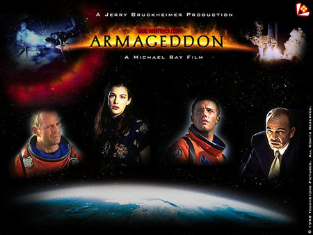 Armageddon - movie, space, suspense, drilling