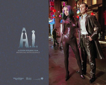 A.I. - movie, robots, jude, law