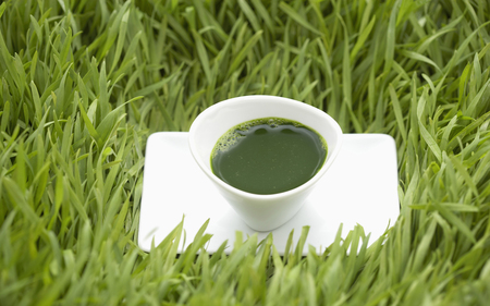 Green - nice, healthy, tea, summer, spring, cup, nature, white, health, yellow, beautiful, green, grass, texture