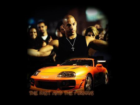 The Fast & The Furious - movie, action, diesel, races