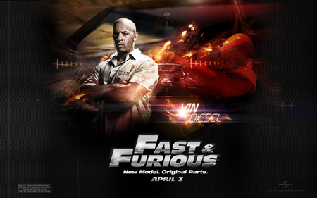 Fast & Furious - races, movie, hotrods, action