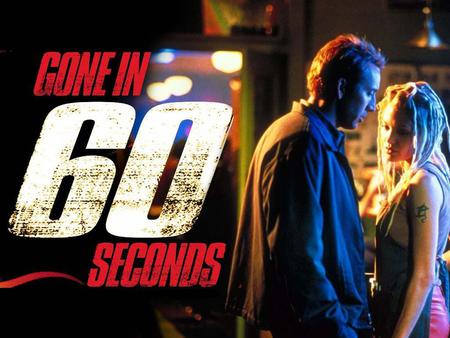 Gone in 60 Seconds - movie, cars, cage, action