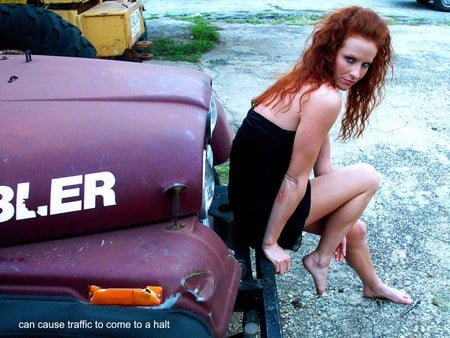 Wrangler 2 - jeep, woman, sexy, other