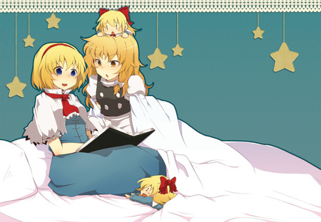 Touhou - touhou, dress, blonde hair, kirisame marisa, alice margatroid