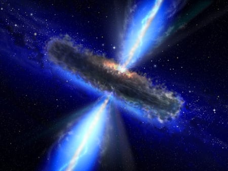 Burst! - blackhole, stars, powerful, vast, space