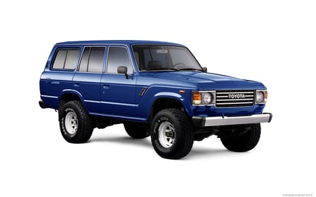 BLUE NINJA , land cruiser 60 series - cruiser, land, car, blue