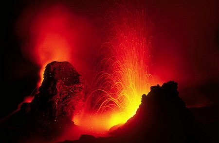 Hawaii volcanoes - mountains, volcanoes, hawaii, fair