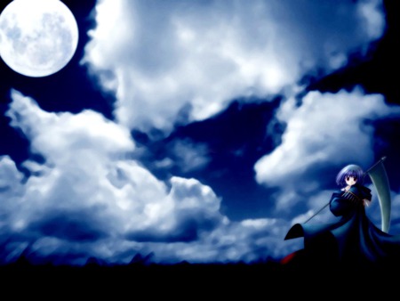 Under the Moon - anime, anime wallpapers, hd, high definition, wallpapers