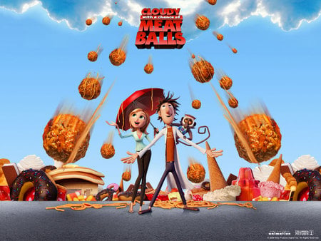 Cloudy With a Chance for Meatballs - movie, meatballs, comedy, cloudy