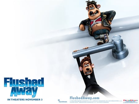 Flushed Away - movie, comedy, away, flushed