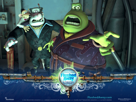 Flushed Away - comedy, away, flushed, movie