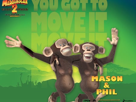 Madagascar 2 - movie, madagascar, comedy, animals