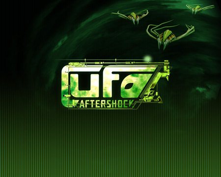 UFO - aftershock, game, logo, ufo